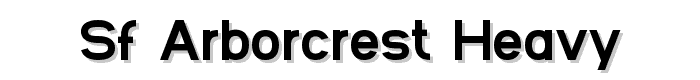 SF Arborcrest Heavy font